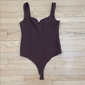 Abercrombie & Fitch Chocolate Brown Bodysuit